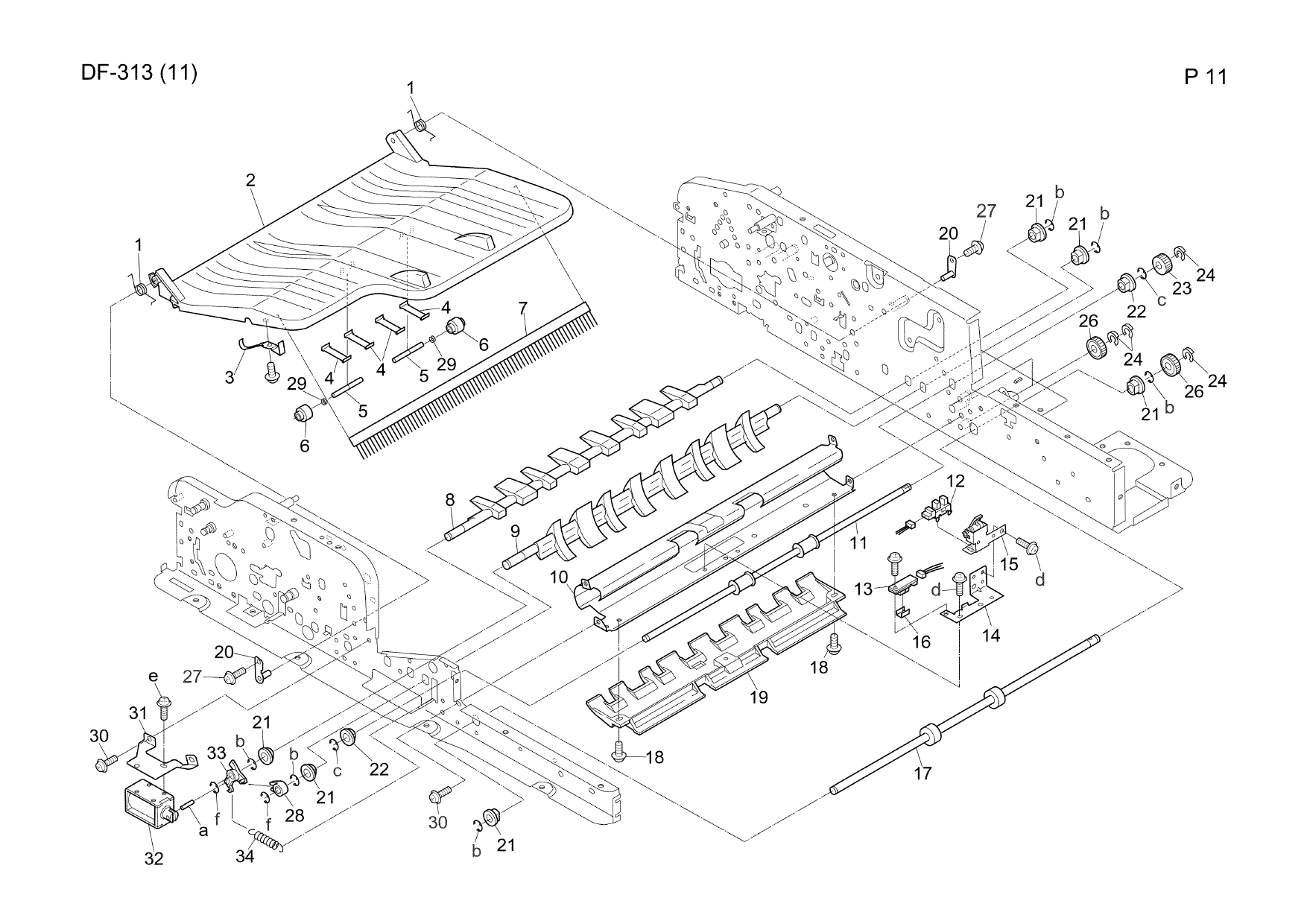 Konica-Minolta Options DF-313 Parts Manual-4